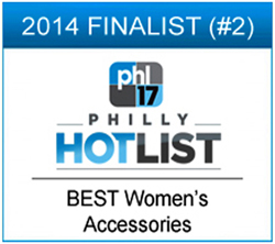 2014 Finalist for best women's accessories